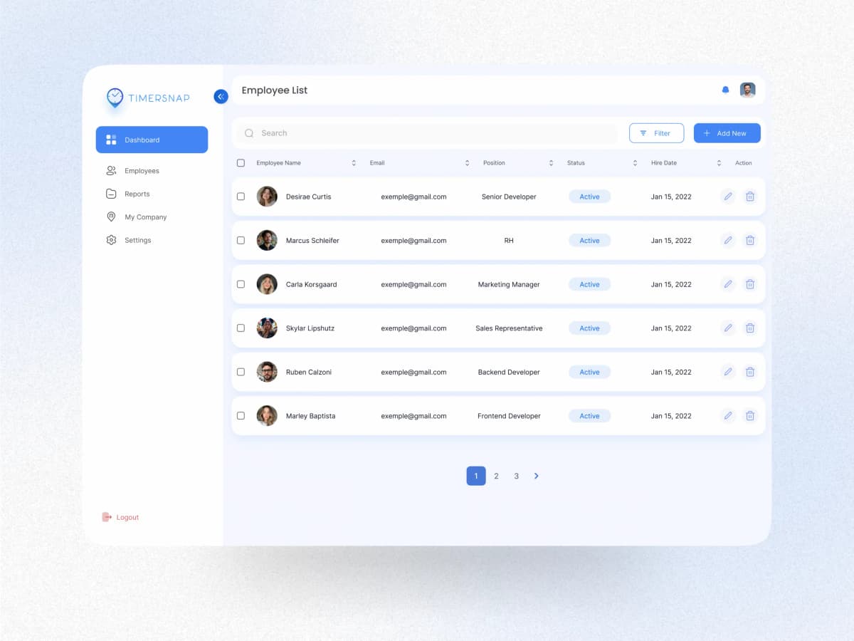 Desktop App for Attendance Management